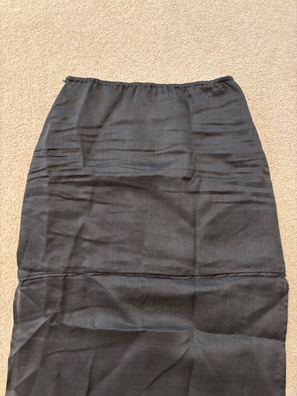 DISSH Kai Petrol Ramie Midi Skirt Size 4 - Picture 16 of 16